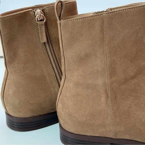 H&M Tan Suede Ankle Boots Size 8 - Picture 7 of 10